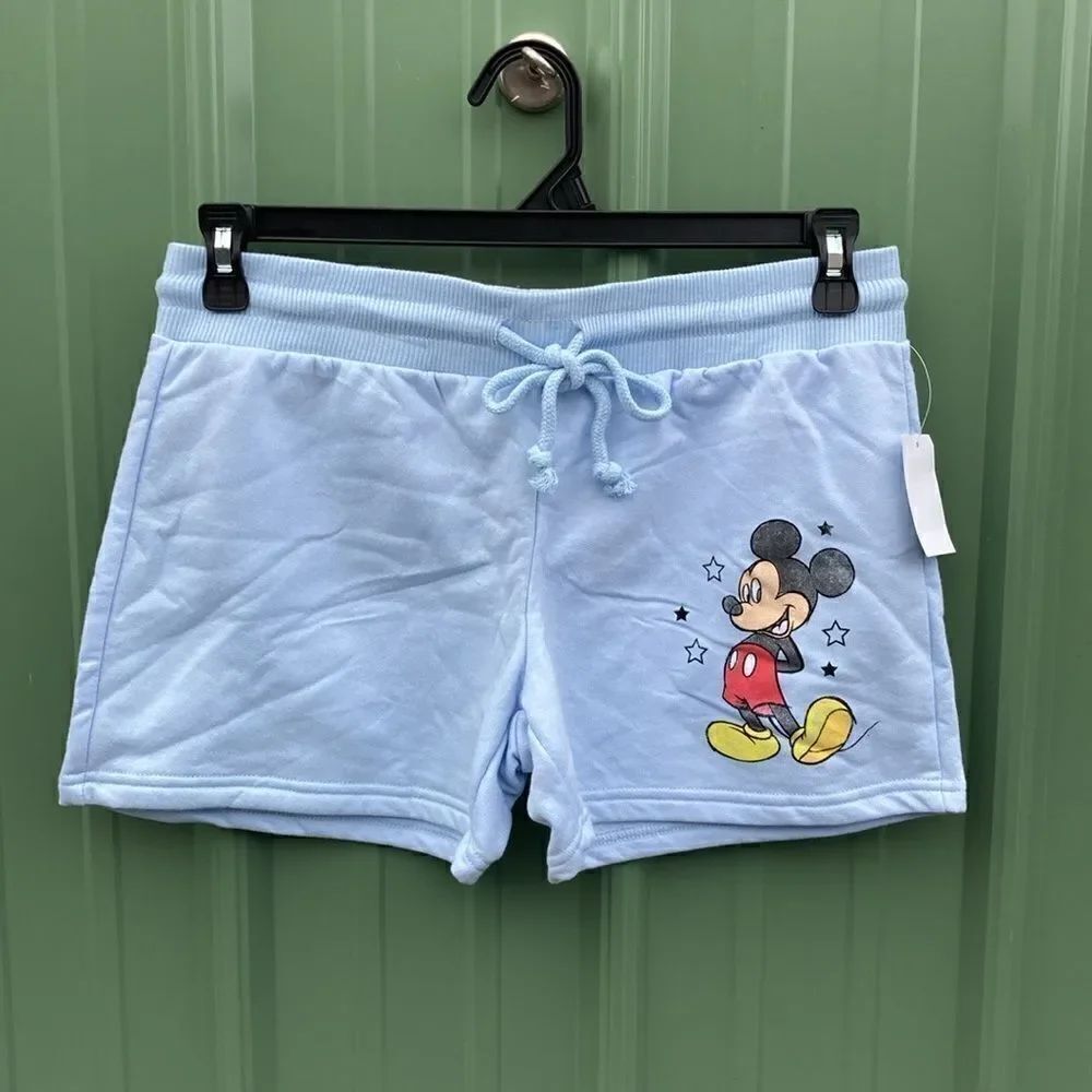 Women’s Junior’s Disney Mickey Mouse Comfy Active Lounge Shorts Size M